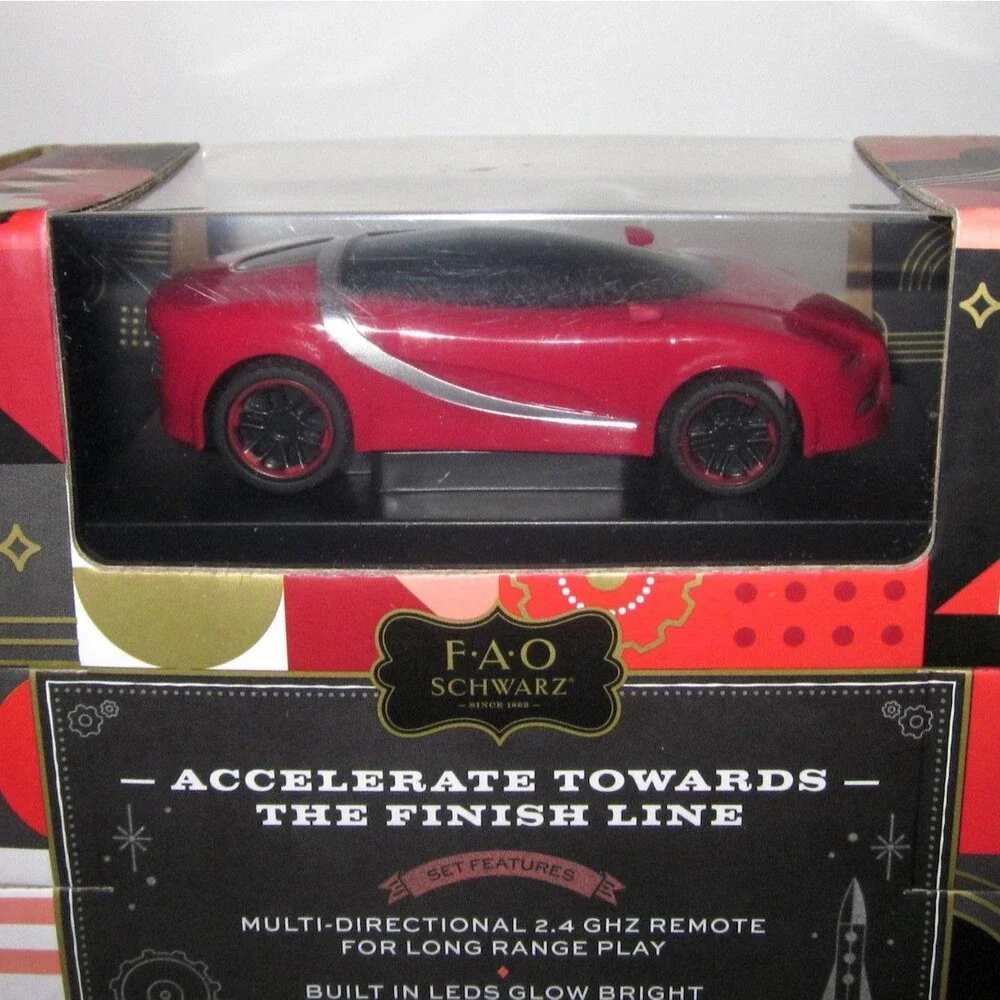 FAO Schwarz Sports Italia Car remote control car with lights NEW toy